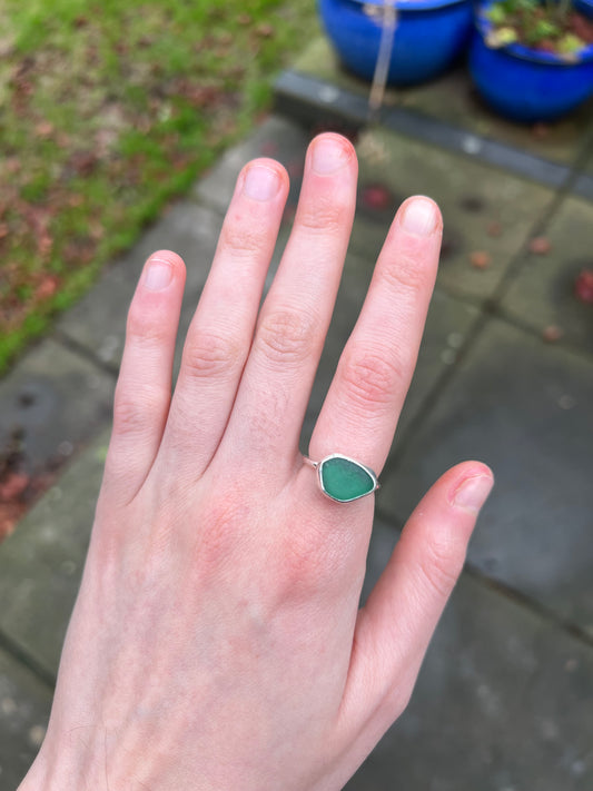 Adjustable Seaglass ring