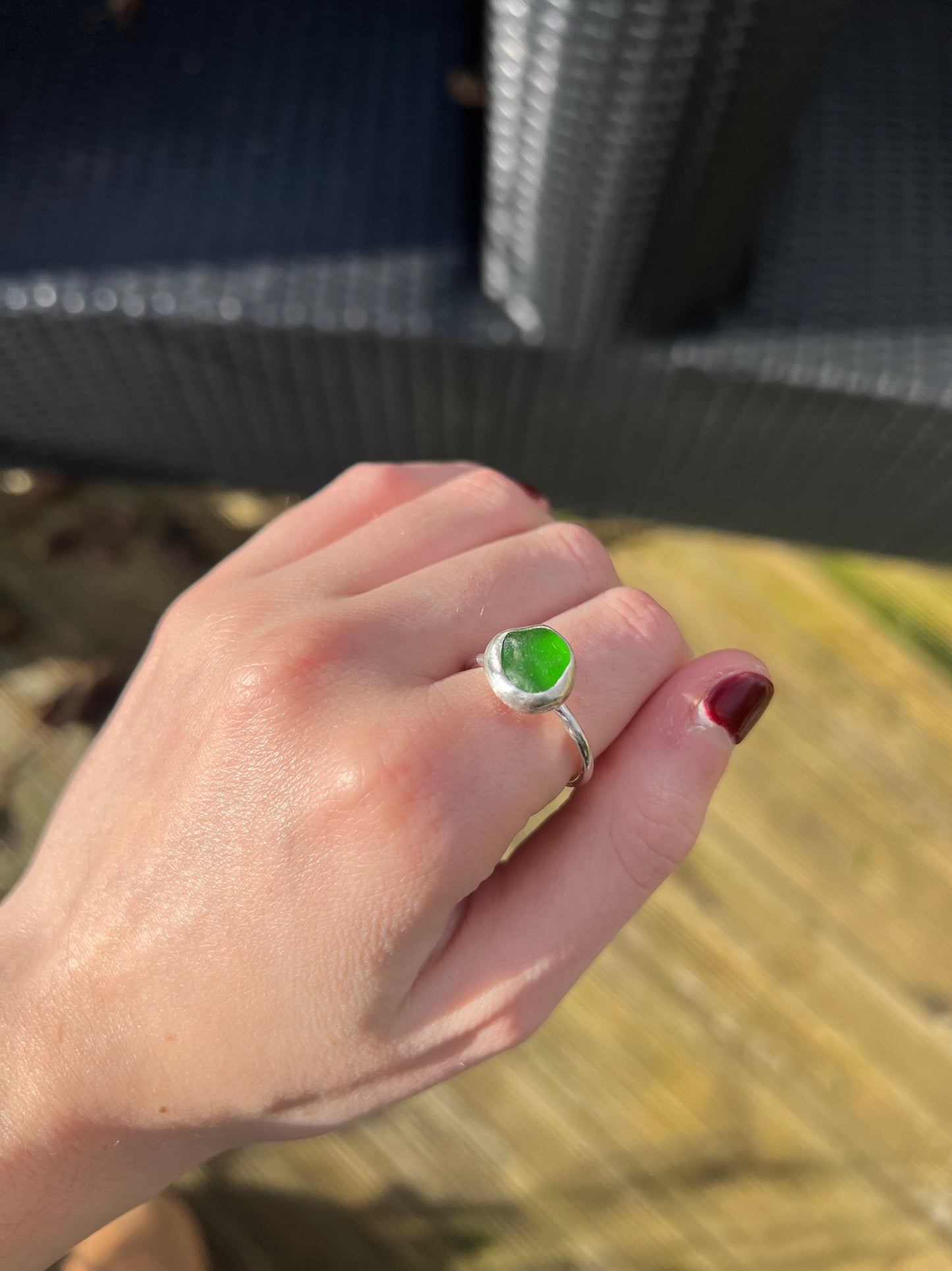 Seaglass ring