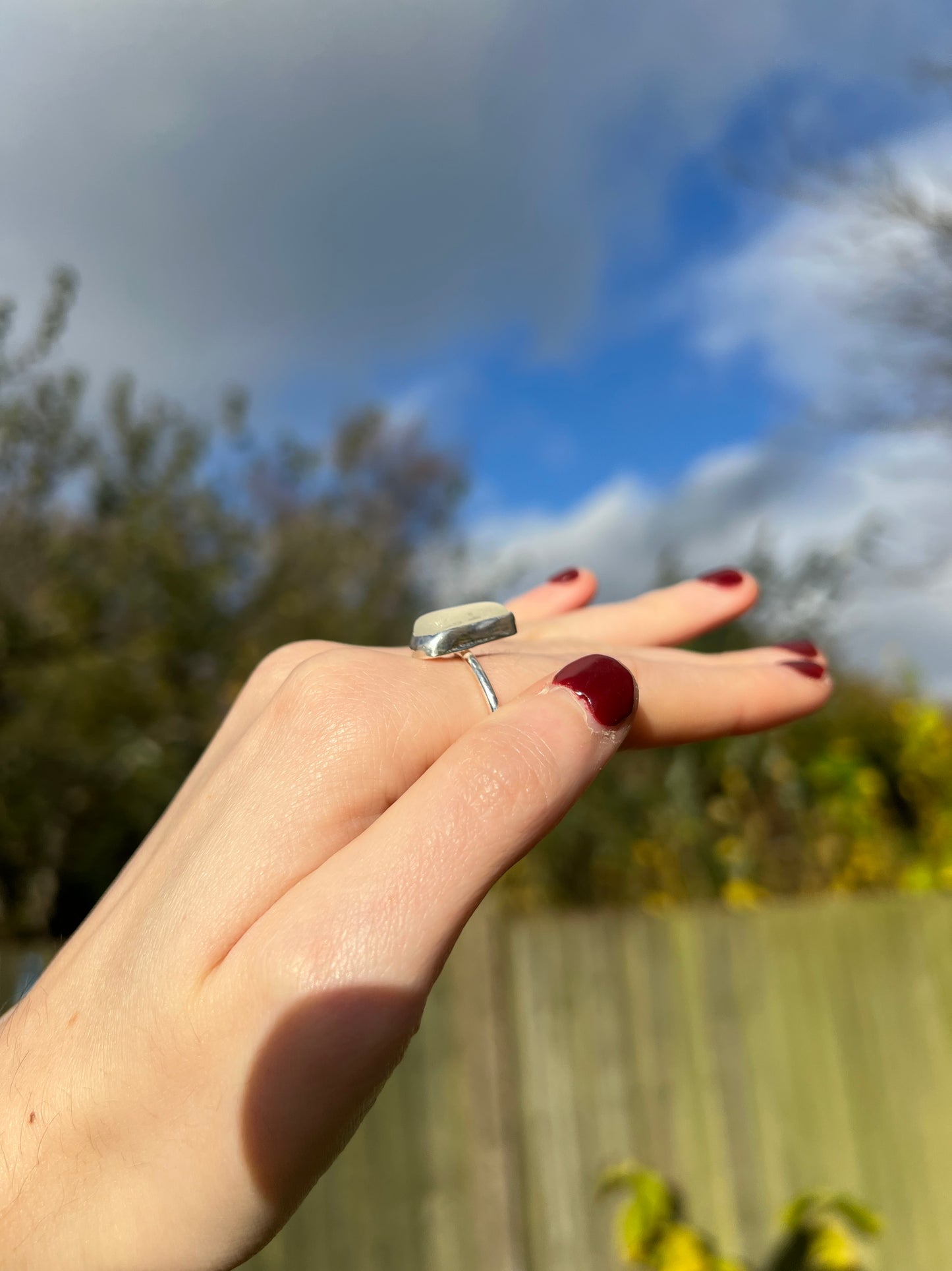 Seaglass ring