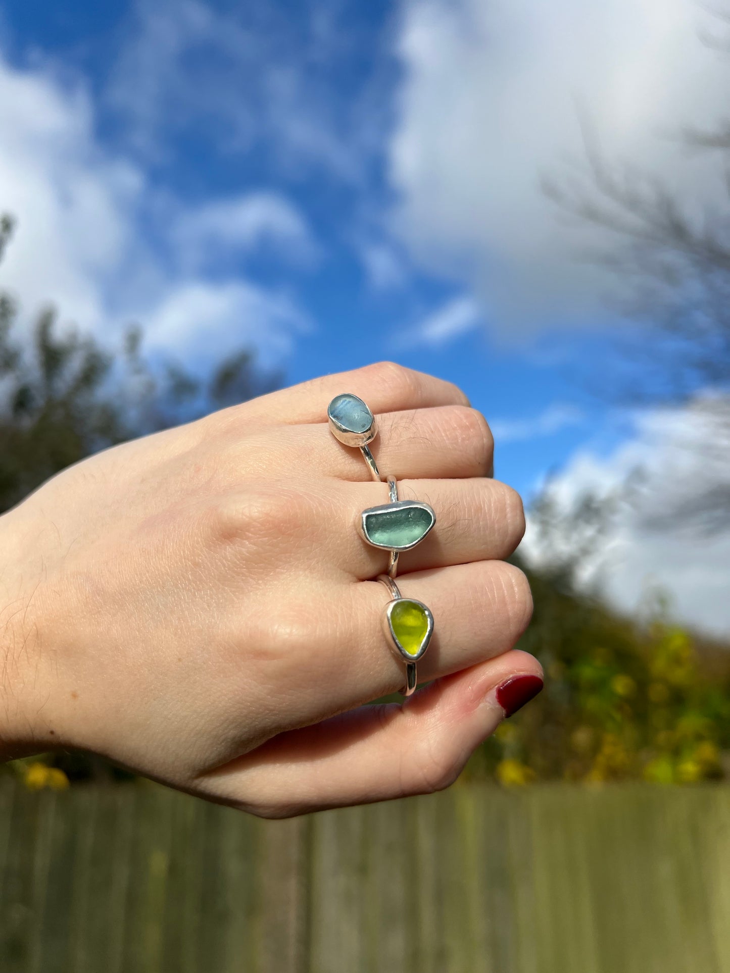 Seaglass ring