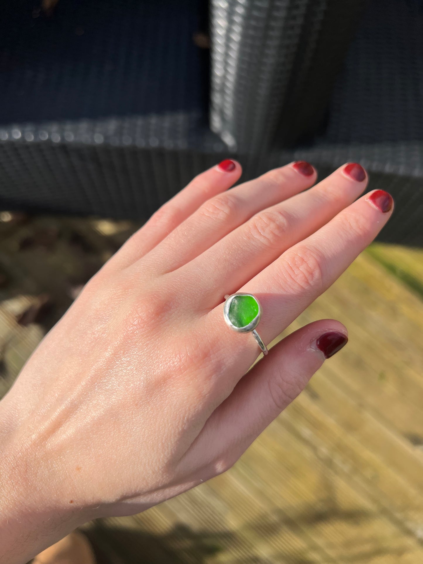 Seaglass ring