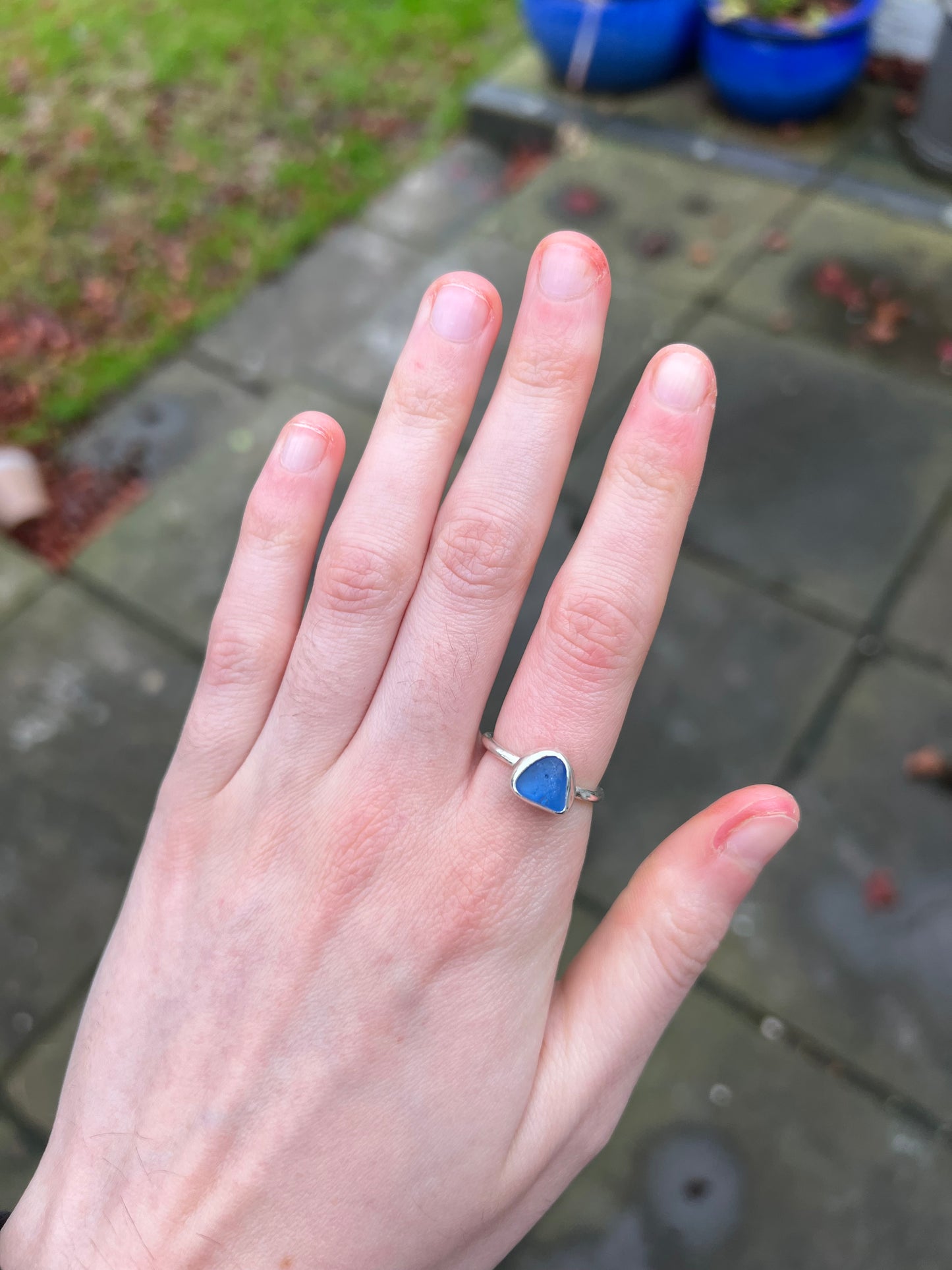 Adjustable Seaglass ring