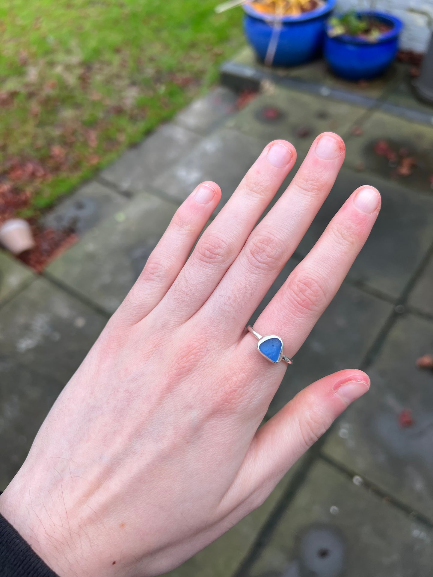 Adjustable Seaglass ring