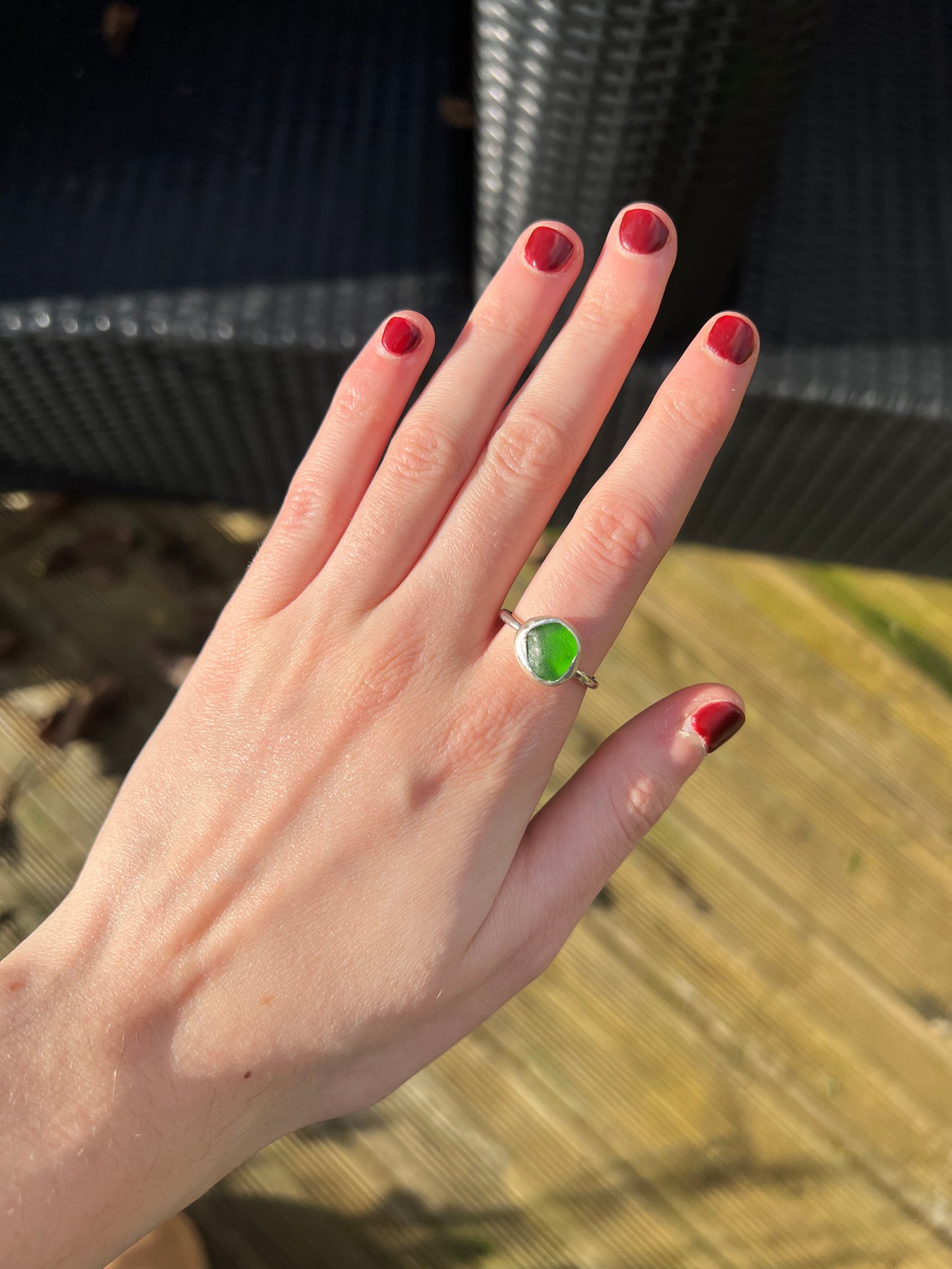 Seaglass ring